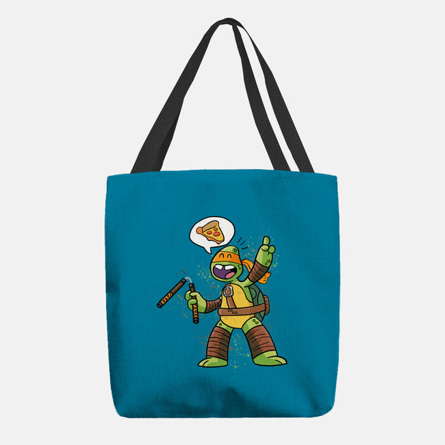 One Pizza Please-None-Basic Tote-Bag-MaxoArt