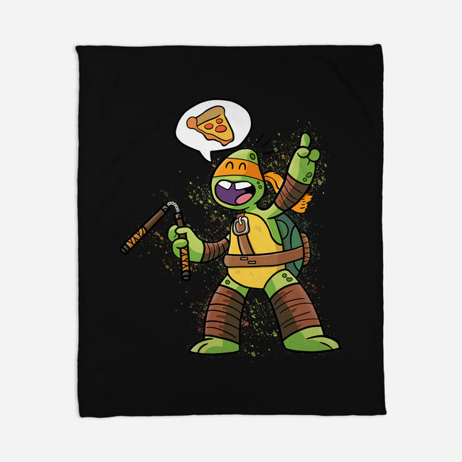 One Pizza Please-None-Fleece-Blanket-MaxoArt