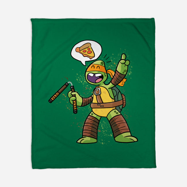 One Pizza Please-None-Fleece-Blanket-MaxoArt