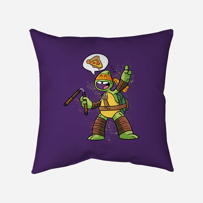 One Pizza Please-None-Removable Cover-Throw Pillow-MaxoArt