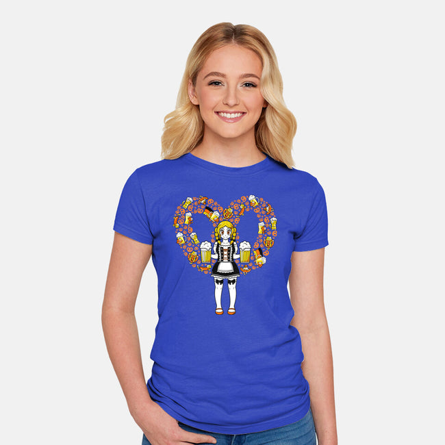 Oktober Doodle-Womens-Fitted-Tee-krisren28