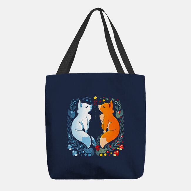 Foxes Seasons-None-Basic Tote-Bag-Vallina84