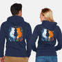 Foxes Seasons-Unisex-Zip-Up-Sweatshirt-Vallina84