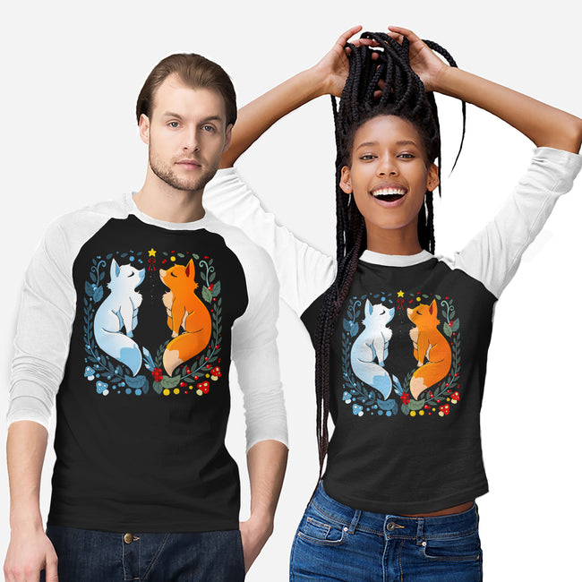 Foxes Seasons-Unisex-Baseball-Tee-Vallina84