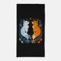 Foxes Seasons-None-Beach-Towel-Vallina84