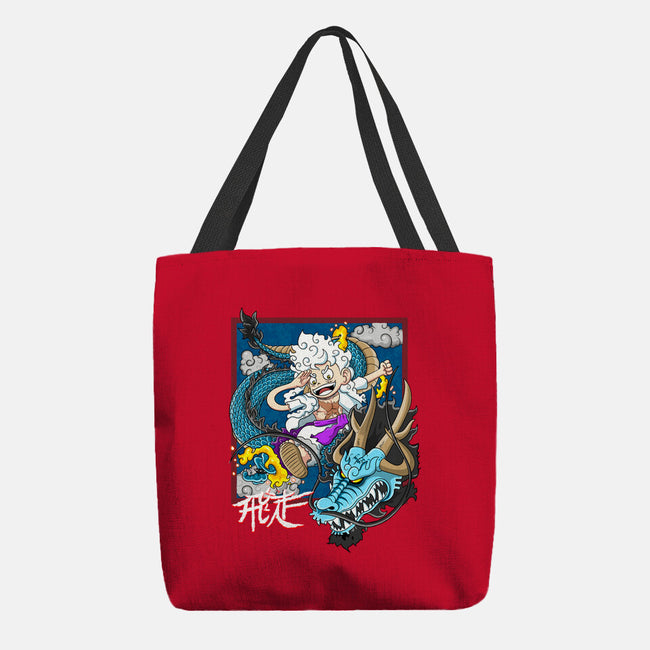 Dragon Fight-None-Basic Tote-Bag-MarianoSan