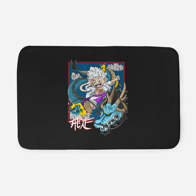 Dragon Fight-None-Memory Foam-Bath Mat-MarianoSan