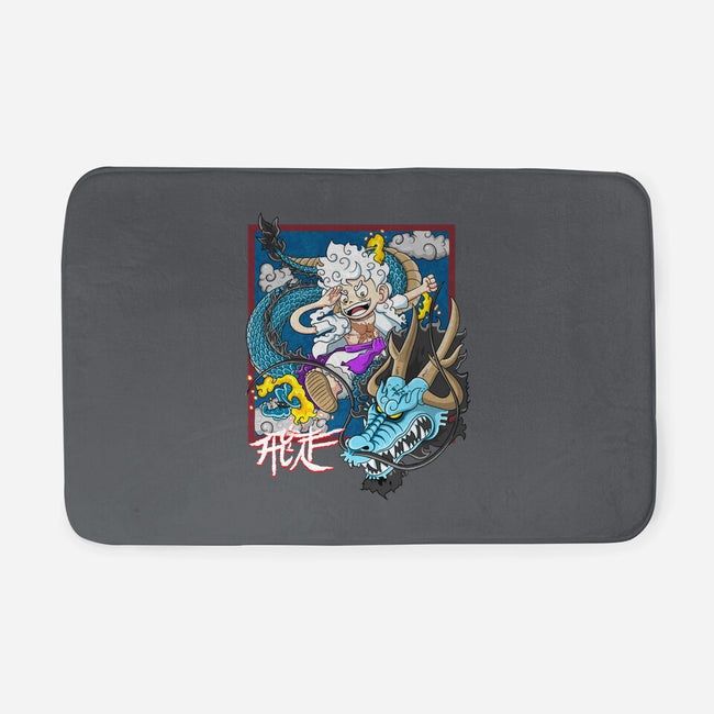 Dragon Fight-None-Memory Foam-Bath Mat-MarianoSan