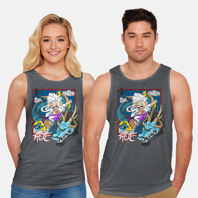 Dragon Fight-Unisex-Basic-Tank-MarianoSan