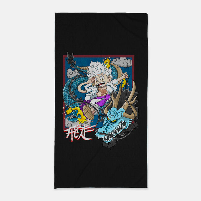 Dragon Fight-None-Beach-Towel-MarianoSan