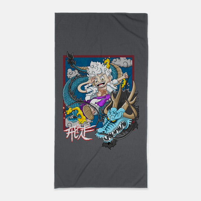 Dragon Fight-None-Beach-Towel-MarianoSan