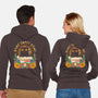 Cat Home Sweet Home-Unisex-Zip-Up-Sweatshirt-GODZILLARGE