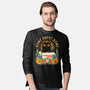 Cat Home Sweet Home-Mens-Long Sleeved-Tee-GODZILLARGE