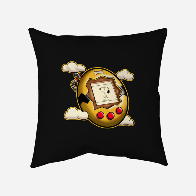 My New Pet-None-Removable Cover-Throw Pillow-nickzzarto