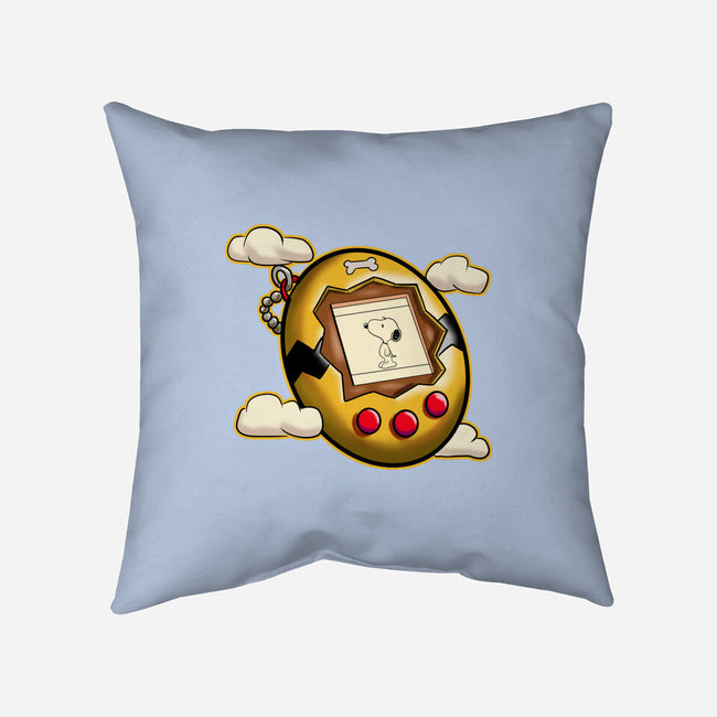 My New Pet-None-Removable Cover-Throw Pillow-nickzzarto