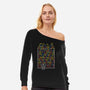 Flower Pals-Womens-Off Shoulder-Sweatshirt-DCLawrence