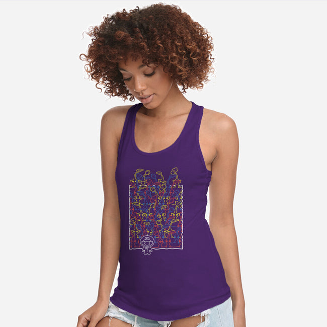 Flower Pals-Womens-Racerback-Tank-DCLawrence