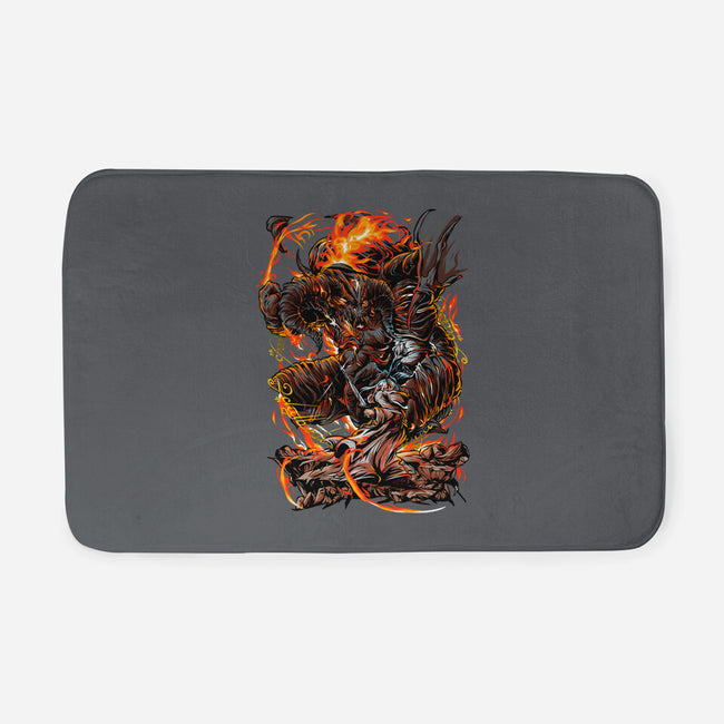 Demon Fights-None-Memory Foam-Bath Mat-Conjura Geek