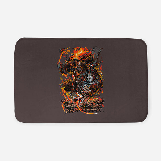 Demon Fights-None-Memory Foam-Bath Mat-Conjura Geek