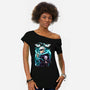 Sensei Gojo-Womens-Off Shoulder-Tee-Conjura Geek