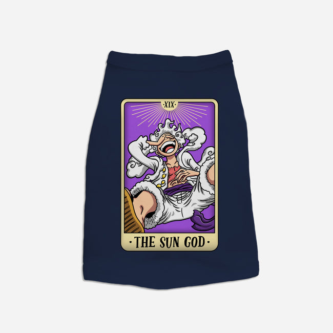 The Sun God Tarot-Dog-Basic-Pet Tank-Barbadifuoco