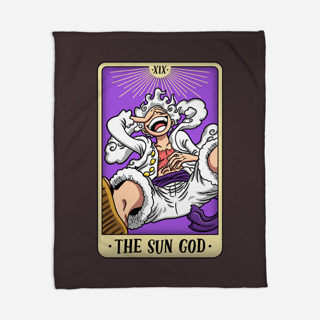 The Sun God Tarot-None-Fleece-Blanket-Barbadifuoco