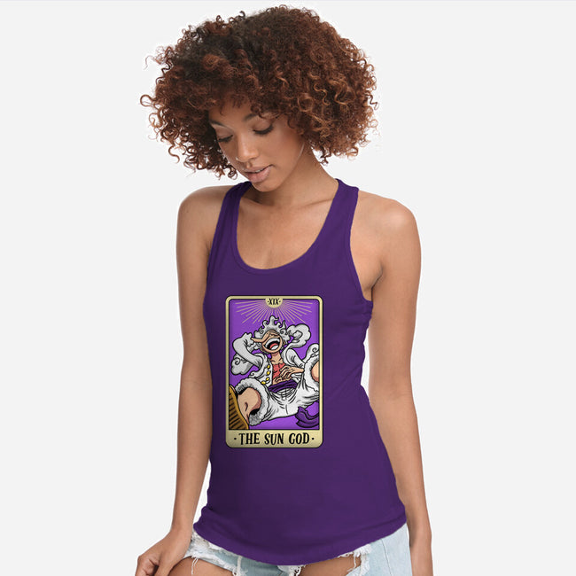 The Sun God Tarot-Womens-Racerback-Tank-Barbadifuoco