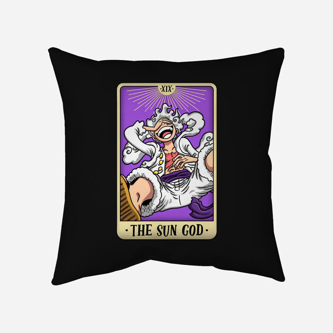 The Sun God Tarot-None-Removable Cover-Throw Pillow-Barbadifuoco