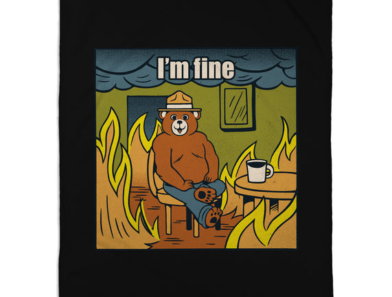 I'm Fine Bear Fire Meme