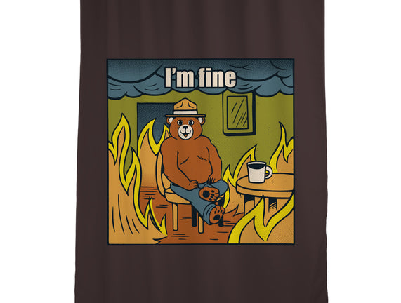 I'm Fine Bear Fire Meme