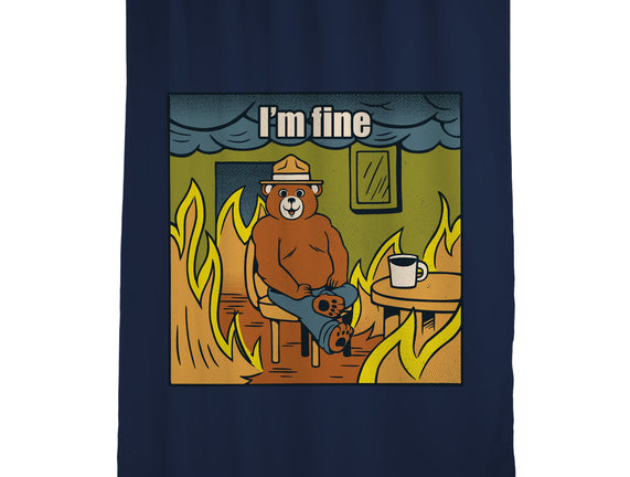 I'm Fine Bear Fire Meme