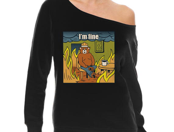 I'm Fine Bear Fire Meme