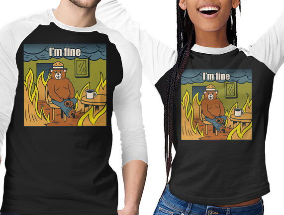 I'm Fine Bear Fire Meme