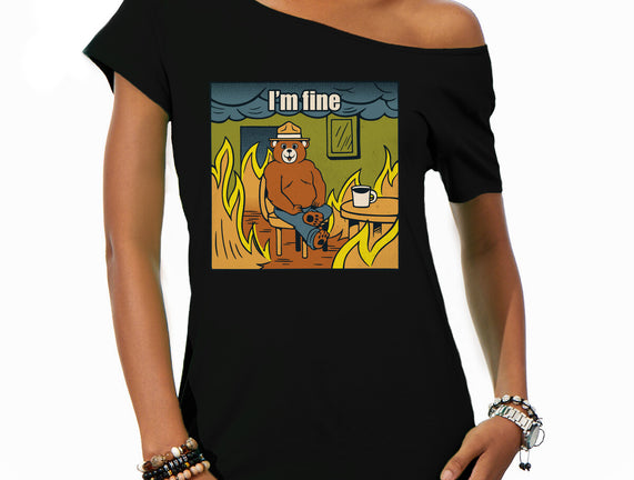 I'm Fine Bear Fire Meme