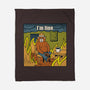 I'm Fine Bear Fire Meme-None-Fleece-Blanket-tobefonseca