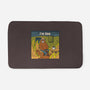 I'm Fine Bear Fire Meme-None-Memory Foam-Bath Mat-tobefonseca