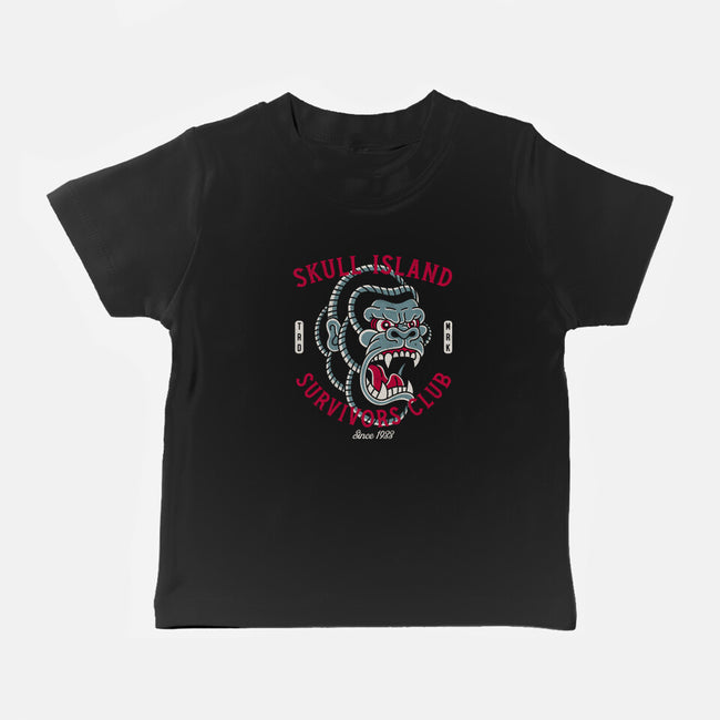 Skull Island Survivors Club-Baby-Basic-Tee-Nemons