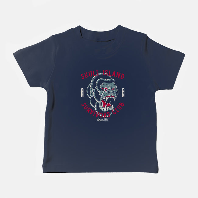 Skull Island Survivors Club-Baby-Basic-Tee-Nemons