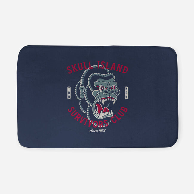 Skull Island Survivors Club-None-Memory Foam-Bath Mat-Nemons