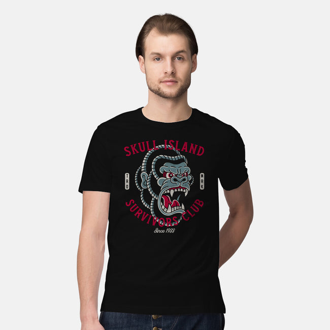 Skull Island Survivors Club-Mens-Premium-Tee-Nemons