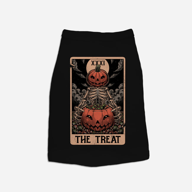 Halloween Tarot Pumpkin Treat-Cat-Basic-Pet Tank-Studio Mootant