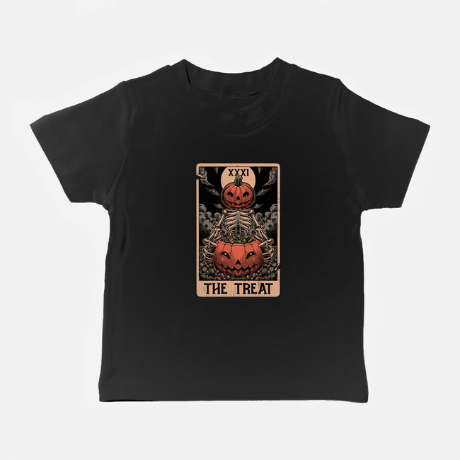 Halloween Tarot Pumpkin Treat-Baby-Basic-Tee-Studio Mootant