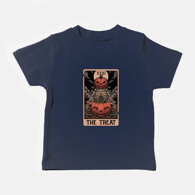 Halloween Tarot Pumpkin Treat-Baby-Basic-Tee-Studio Mootant