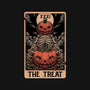 Halloween Tarot Pumpkin Treat-Womens-Fitted-Tee-Studio Mootant