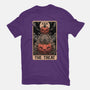 Halloween Tarot Pumpkin Treat-Womens-Fitted-Tee-Studio Mootant