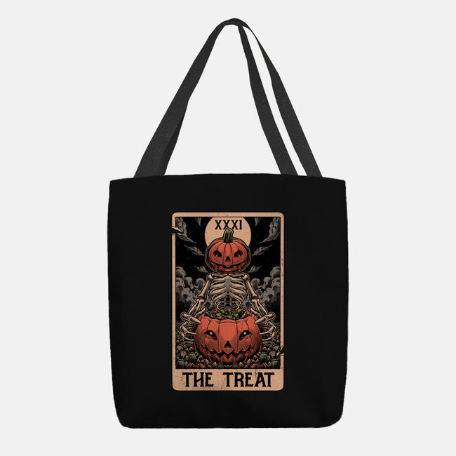 Halloween Tarot Pumpkin Treat-None-Basic Tote-Bag-Studio Mootant