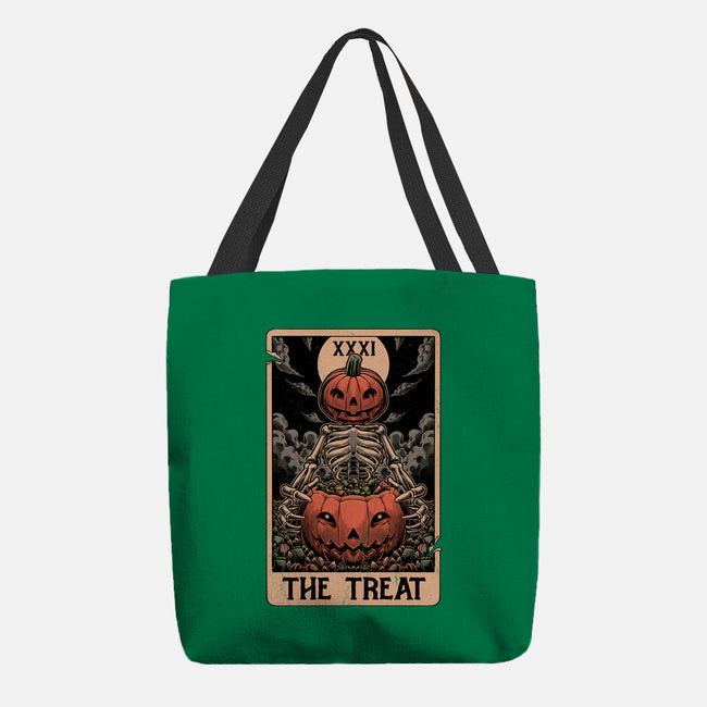 Halloween Tarot Pumpkin Treat-None-Basic Tote-Bag-Studio Mootant