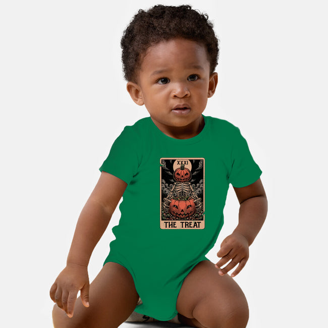 Halloween Tarot Pumpkin Treat-Baby-Basic-Onesie-Studio Mootant