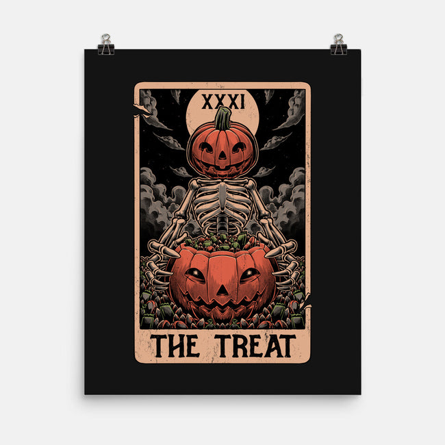 Halloween Tarot Pumpkin Treat-None-Matte-Poster-Studio Mootant