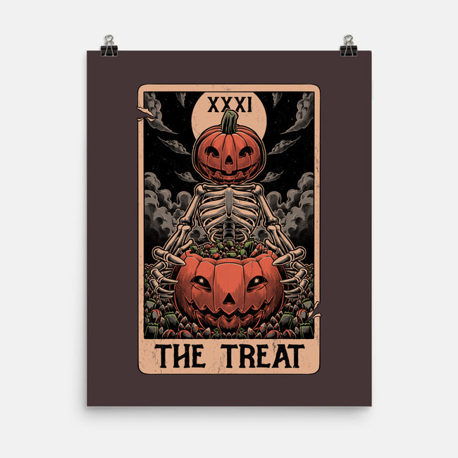 Halloween Tarot Pumpkin Treat-None-Matte-Poster-Studio Mootant